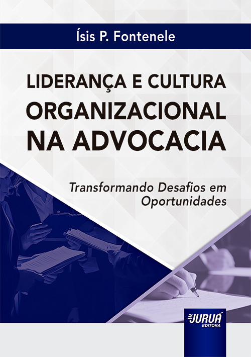 Capa do livro: Liderança e Cultura Organizacional na Advocacia