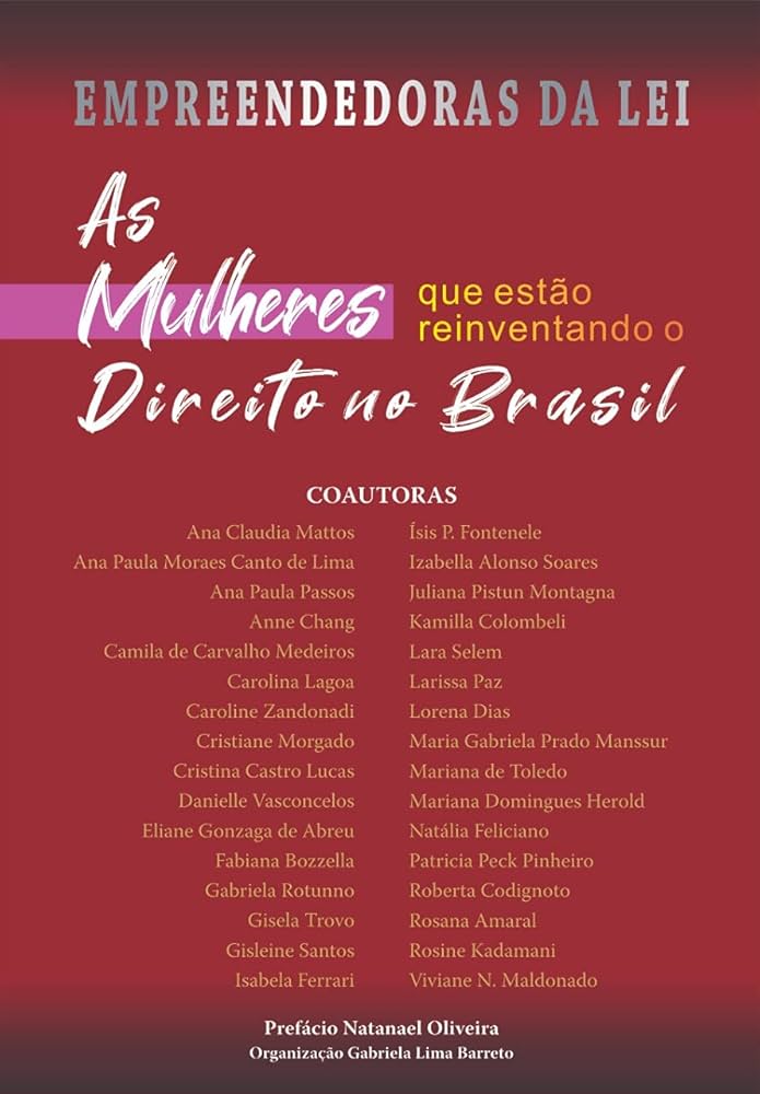 Capa do livro: Empreendedoras da Lei